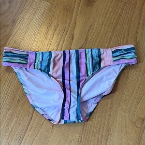 Title nine multicolor Striped Bikini Bottom size extra large